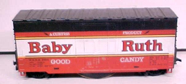Train Cars HO Scale Baby Ruth (2) Sizes (1) Track Cleaner
