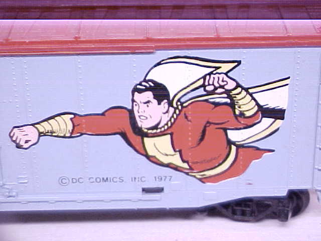 Train Car HO Scale Shazam DC Comics Box Car