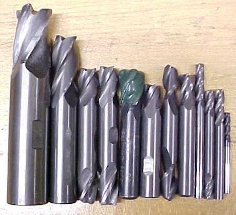Machinists Carbide Cutter Lot of 12 Different Size Used
