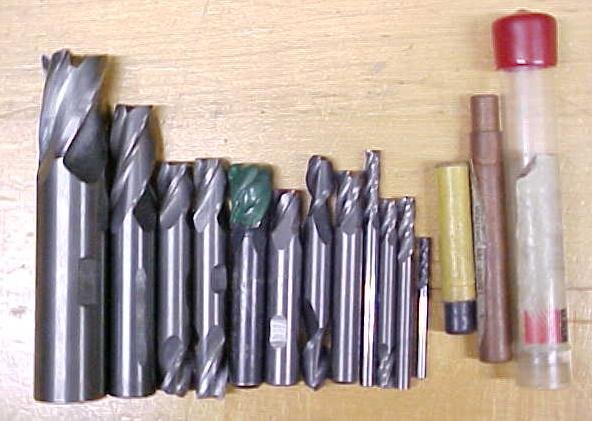 Machinists Carbide Cutter Lot of 12 Different Size Used