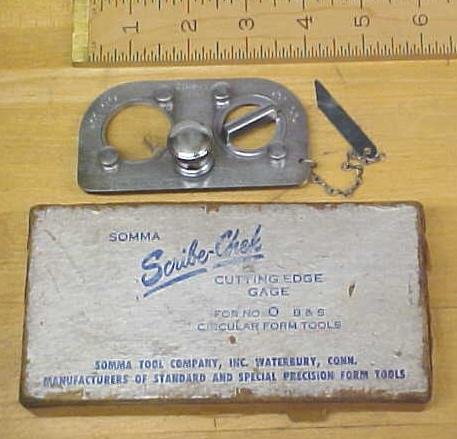Somma Scribe-Chek Cutting Edge Gage Gauge B&S No. 0 SCK0