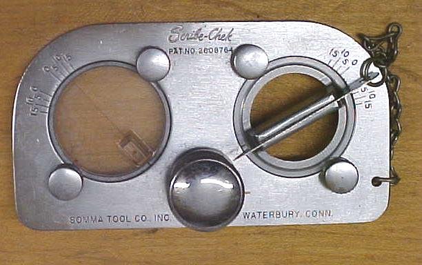 Somma Scribe-Chek Cutting Edge Gage Gauge B&S No. 0 SCK0