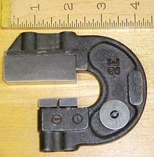 Sheffield Corporation Go No Go Gauge Cast Iron