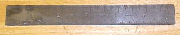 Bates Mfg. Rule Steel 6 inch Antique