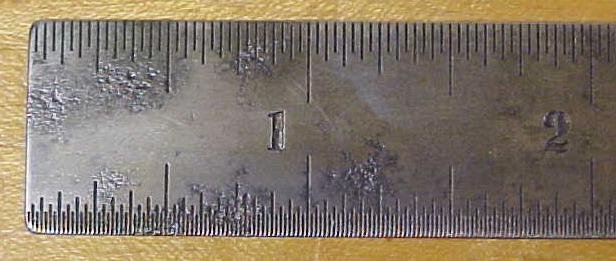Bates Mfg. Rule Steel 6 inch Antique