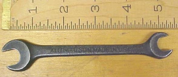 Filson Wrench Open End 1/2 & 7/16 inch Antique