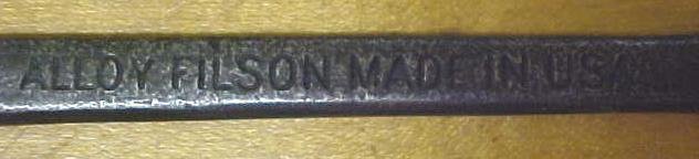 Filson Wrench Open End 1/2 & 7/16 inch Antique