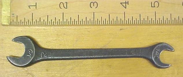 Filson Wrench Open End 1/2 & 7/16 inch Antique