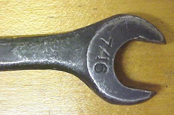 Filson Wrench Open End 1/2 & 7/16 inch Antique