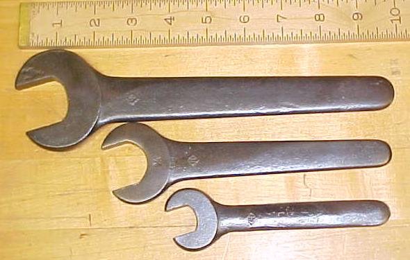 Herbrand Machine Wrench Open End (3) Different Lot