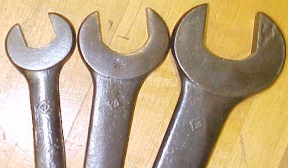 Herbrand Machine Wrench Open End (3) Different Lot