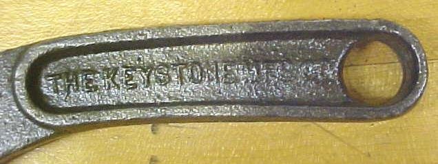 Keystone Westcott S-Handle Wrench 8 inch No. 78 Antique