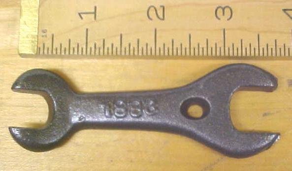 Antique Wrench Double Open Ended Curved 1893