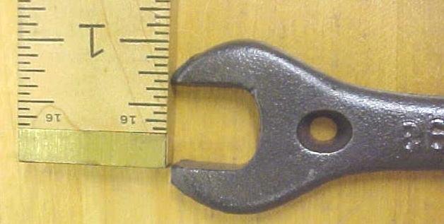 Antique Wrench Double Open Ended Curved 1893