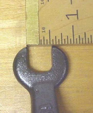 Antique Wrench Double Open Ended Curved 1893