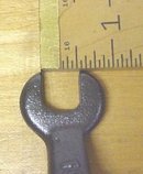 Antique Wrench Double Open Ended Curved 1893