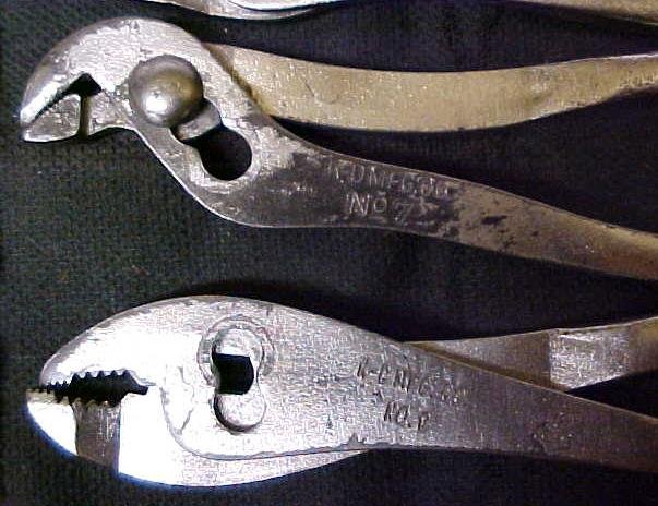 Antique K-D Mini Pliers Set & Pouch K-D No. 6, 7, 8, & 9