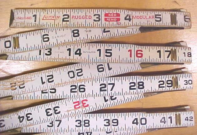 Lufkin Modular Red End Rule No. 646 Brick Scales