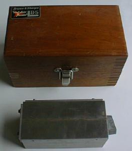 Brown & Sharpe Magnetic Block No. 760 & Fitted Case