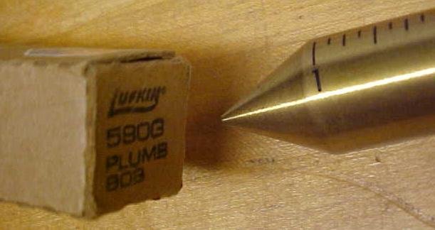 Lufkin Brass No. 590G Tank Gauging Plumb Bob /Box