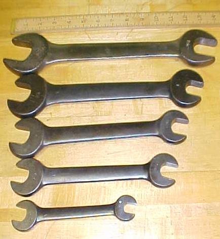 Williams Wrench Double Head Opened End Set of 5