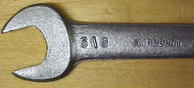 Fairmount Wrench Open Ended 5/8 & 9/16 inch