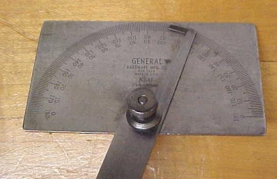 General Hardware Protractor No. 17 Stainless Steel