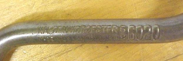 Walden Brace Wrench 5/8 inch Socket No. 6020 Worcester