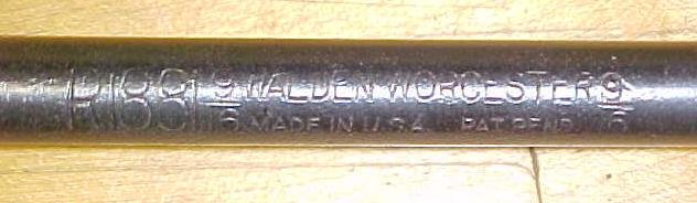 Walden Socket Wrench 9/16 inch No. 1881 Antique