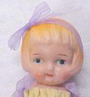 Miniature Bisque Doll Vintage Dress