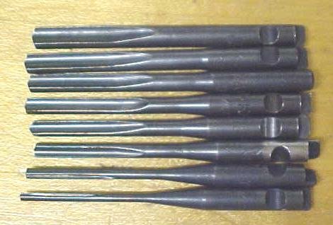 Yankee Push Drill Points Set of 8 Wooden Tube Case