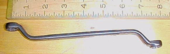 Craftsman Box Wrench Bent Front 7/16 & 3/8 inch Vintage