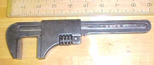 Frank Mossberg No. K-9 Adjustable Wrench 9 inch