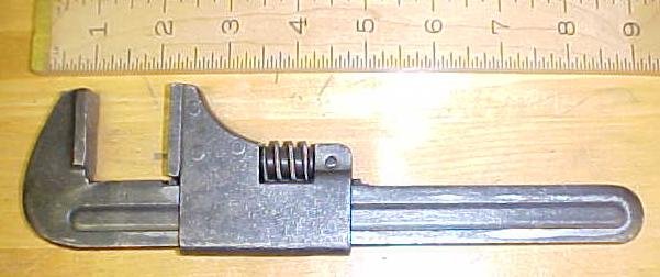 Frank Mossberg No. K-9 Adjustable Wrench 9 inch