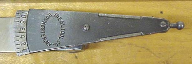 Ideal Tool Co. Indicator Precision + Holder Antique