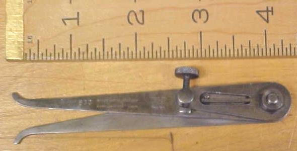 Brown & Sharpe Inside Caliper 4 inch No. 832