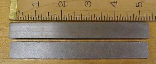 Vintage Steel Parallels Pair .34 x .61 x 5 inch Machinist