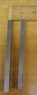 Vintage Steel Parallels Pair .34 x .61 x 5 inch Machinist