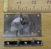 Eagle Lock Set Trunk or Box Lid Lock w/Key 2.5 inch