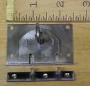 Eagle Lock Set Trunk or Box Lid Lock w/Key 2.5 inch