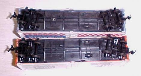 Train Cars HO Scale Purina & Hires Root Beer Box Cars