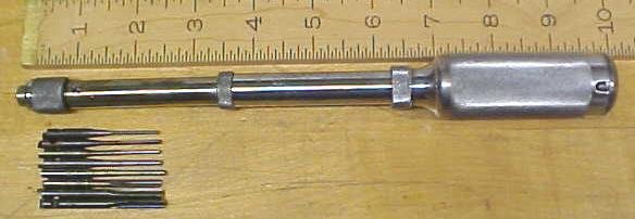Stanley Yankee Push Drill w/8 Bits No. 41