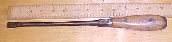 Dunlap Machinist Screwdriver w/Perfect Wood Handle 13 inch