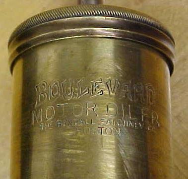 FAICHNEY Motor Oiler Grease Gun Brass BOULEVARD Rare!
