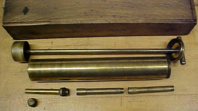 FAICHNEY Motor Oiler Grease Gun Brass BOULEVARD Rare!