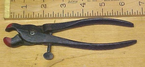 Antique Hog Ring Pliers Pliers Double Ringer 6.5 inch