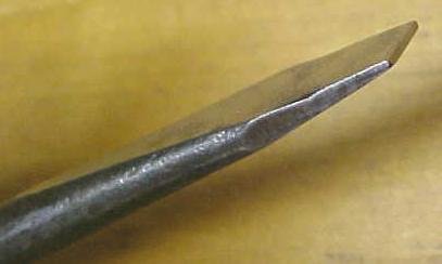 Antique Screwdriver Knife Wood Handle 11 inch