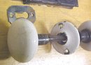 Antique Passage Door Lock Set Flush Mount