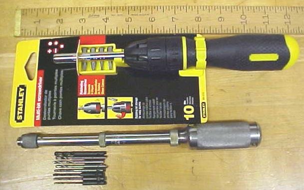 North Bros. Yankee Push Drill w/8 Bits Bell System & Bonus