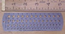 Brown & Sharpe Twist Drill Gage Gauge No. 705